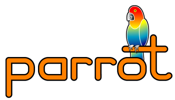 Multicolour Parrot Logo